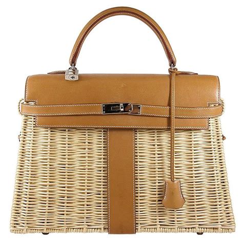 hermes raffia bag|raffia handbags for sale.